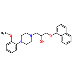Naftopidil dihydrochloride structure