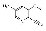 5-氨基-2-氰基-3-甲氧基吡啶结构式