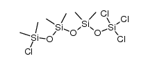 1,1,1,7-tetrachlorohexamethyltetrasiloxane结构式