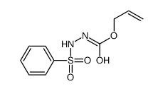prop-2-enyl N-(benzenesulfonamido)carbamate Structure