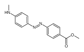 methyl 4-[[4-(methylamino)phenyl]diazenyl]benzoate结构式