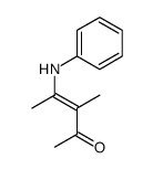 4-anilino-3-methylpent-3-en-2-one结构式
