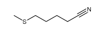 5-(methylthio)-valeronitrile,5-(methylthio)-pentanenitrile,1-cyano-4-(methylthio)butane,5-methylthiopentanenitrile structure
