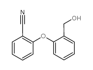 2-[2-(羟甲基)苯氧基]苯甲腈结构式