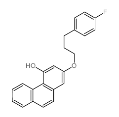2-(3-(4-Fluorophenyl)propoxy)-4-phenanthrenol结构式