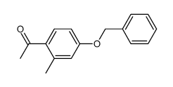 4-Benzyloxy-3-Methylacetophenone结构式