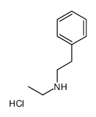 N-乙基-2-苯基乙胺盐酸结构式