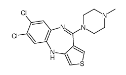 7,8-dichloro-4-(4-methylpiperazin-1-yl)-10H-thieno[3,4-b][1,5]benzodiazepine Structure