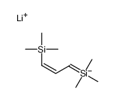 lithium,trimethyl(3-trimethylsilylprop-1-enyl)silane Structure