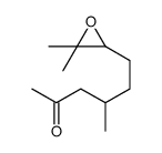 6-(3,3-dimethyloxiran-2-yl)-4-methylhexan-2-one Structure