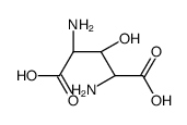 (4S)-2,4-diamino-3-hydroxypentanedioic acid Structure