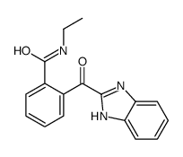 2-(1H-benzimidazole-2-carbonyl)-N-ethylbenzamide结构式