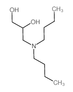 1,2-Propanediol,3-(dibutylamino)- Structure