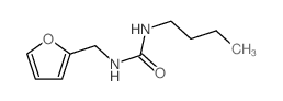 Urea,N-butyl-N'-(2-furanylmethyl)- structure