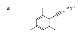 magnesium,2-ethynyl-1,3,5-trimethylbenzene,bromide Structure