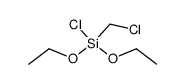 chloro(chloromethyl)diethoxysilane Structure