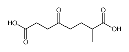 2-methyl-5-oxo-octanedioic acid Structure