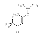 三氟乙酰丙酮二甲基金(III)结构式