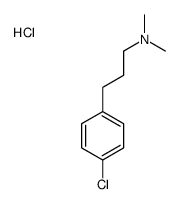 3-(4-chlorophenyl)-N,N-dimethylpropan-1-amine,hydrochloride结构式
