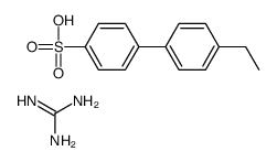 4-(4-ethylphenyl)benzenesulfonic acid,guanidine Structure