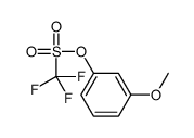 (3-methoxyphenyl) trifluoromethanesulfonate结构式