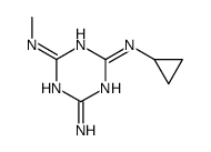 2-N-cyclopropyl-4-N-methyl-1,3,5-triazine-2,4,6-triamine Structure