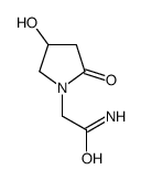 2-(4-Hydroxy-2-oxo-1-pyrrolidinyl)acetamide Structure