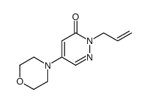 2-allyl-5-morpholin-4-yl-2H-pyridazin-3-one结构式