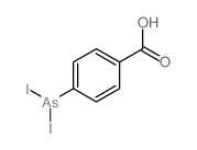 4-diiodoarsanylbenzoic acid结构式