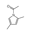 1-Acetyl-2,4-dimethyl-pyrrol结构式