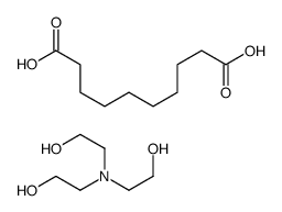 癸二酸与三乙醇胺的化合物结构式