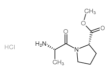 L-丙氨酰-L-脯氨酸甲酯盐酸盐结构式