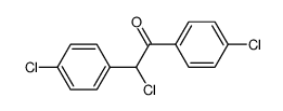 2-chloro-1,2-bis(4-chlorophenyl)ethanone结构式