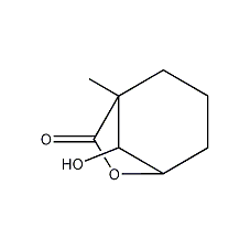 2-Hydroxy-3-methyl-1,3-cyclohexanecarbolactone Structure