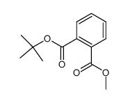 phthalic acid 1-tert-butyl ester 2-methyl ester结构式