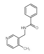 Benzamide, N-[(4-methyl-3-pyridyl)methyl]- Structure