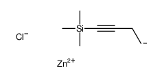 but-1-ynyl(trimethyl)silane,chlorozinc(1+)结构式