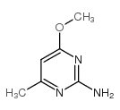 2-氨基-4-甲氧基-6-甲基嘧啶结构式