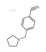 4-(吡咯烷-1-甲基)苯甲腈结构式