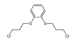 o-bis((3-chloropropyl)thio)benzene结构式