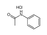 acetanilide; hydrochloride Structure