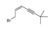 1-BROMO-6,6-DIMETHYL-2-ENE-4-YNE-HEPTANE Structure