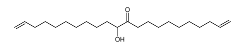12-hydroxydocosa-1,21-dien-11-one结构式