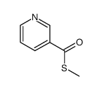 pyridine-3-carbothioic acid S-methyl ester Structure