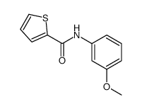 N-(3-甲氧基苯基)-2-噻吩羧酰胺结构式