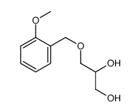 3-[(2-methoxyphenyl)methoxy]propane-1,2-diol结构式