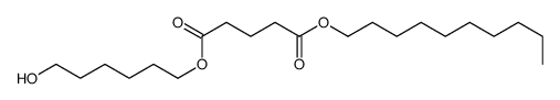 1-O-decyl 5-O-(6-hydroxyhexyl) pentanedioate结构式