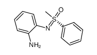 (S)-N-(2-aminophenyl)-S-methyl-S-phenylsulfoximine结构式