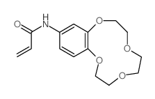 N-(2,5,8,11-tetraoxabicyclo[10.4.0]hexadeca-13,15,17-trien-15-yl)prop-2-enamide Structure