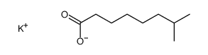 potassium,7-methyloctanoate Structure